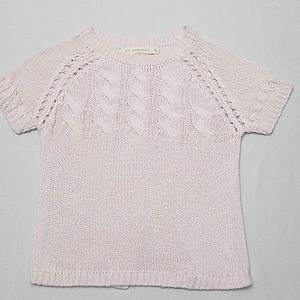 Zara Knits Pink Sweater Size Large